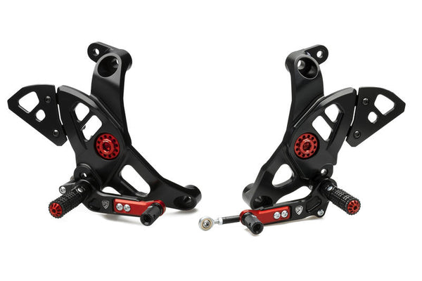 CNC RACING ADJUSTABLE REAR SETS DUCATI