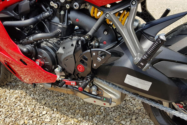 CNC RACING ADJUSTABLE REAR SETS DUCATI