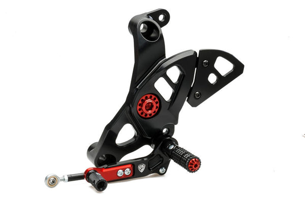 CNC RACING ADJUSTABLE REAR SETS DUCATI