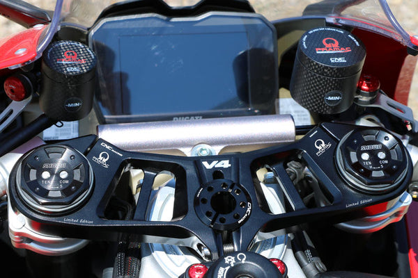 CNC RACING Triple clamps Ducati Panigale V4 - Top Yoke Pramac Racing Lim. Ed.