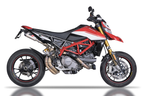 QD EXHAUST DUCATI Hypermotard 950 Doppio silenziatore Gunshot in Titanio