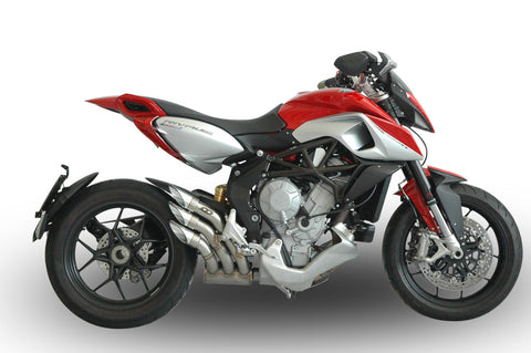 QD EXHAUST MV Agusta Rivale Power-Gun Silver Version