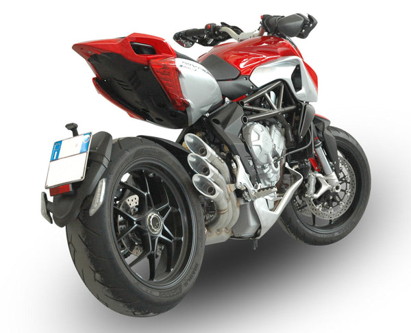 QD EXHAUST MV Agusta Rivale Power-Gun Dark Version