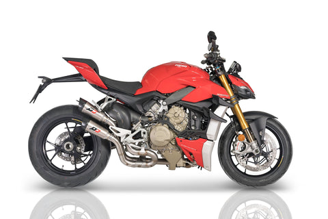 QD EXHAUST DUCATI Streetfighter V4 Impianto Semi-completo Twin Gunshot euro4
