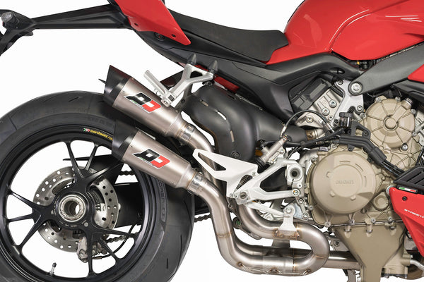 QD EXHAUST DUCATI Streetfighter V4 Impianto Semi-completo Twin Gunshot euro4