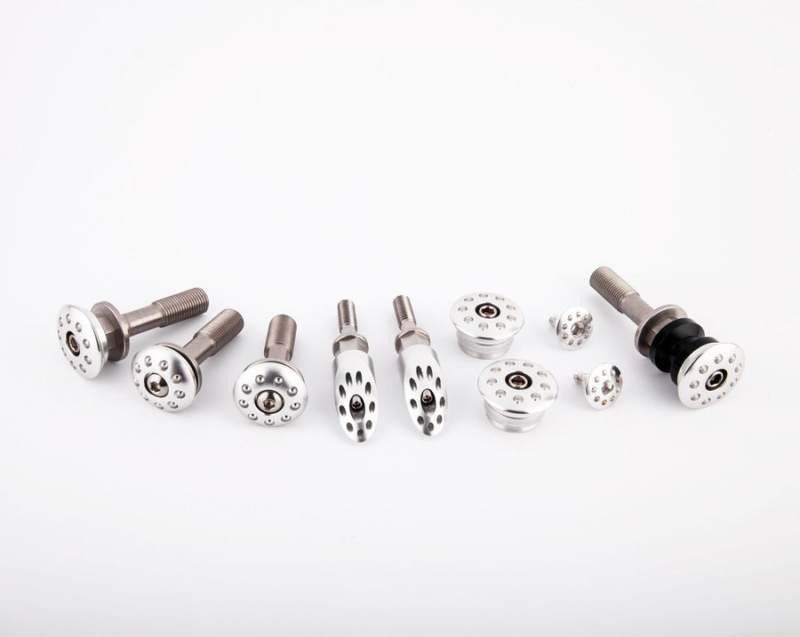 MOTO CORSE Aluminium frame plugs kit (Nr.10) Streetfighter V4