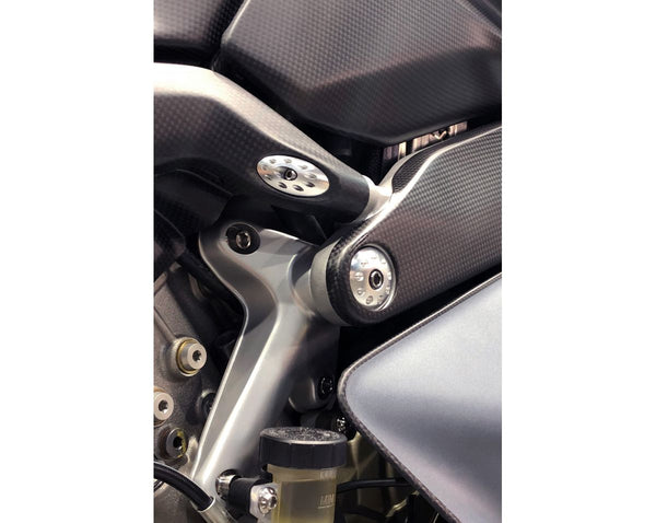 MOTO CORSE Aluminium frame plugs kit (Nr.10) Streetfighter V4