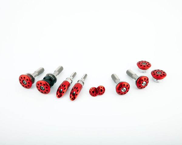 MOTO CORSE Aluminium frame plugs kit (Nr.10) Streetfighter V4