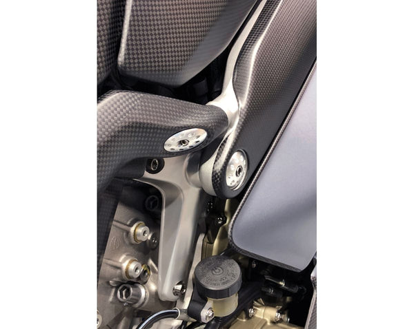MOTO CORSE Aluminium frame plugs kit (Nr.10) Streetfighter V4