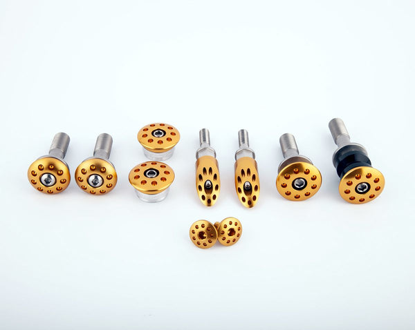 MOTO CORSE Aluminium frame plugs kit (Nr.10) Streetfighter V4