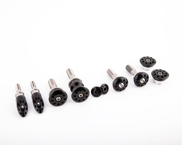 MOTO CORSE Aluminium frame plugs kit (Nr.10) Streetfighter V4