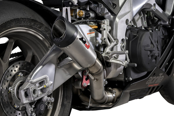 QD EXHAUST APRILIA Slip-on Titanium GUNSHOT RACING