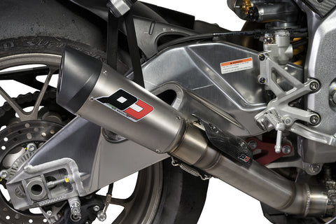 QD EXHAUST APRILIA Slip-on Titanium GUNSHOT RACING