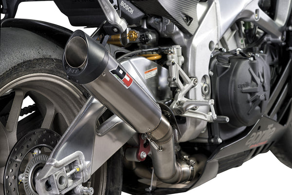 QD EXHAUST APRILIA Slip-on Titanium Tri-Cone RACING