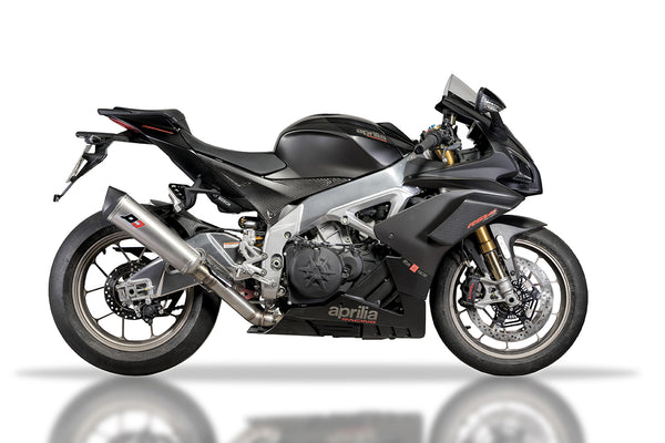 QD EXHAUST APRILIA Slip-on Titanium Tr-Cono euro4