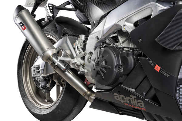 QD EXHAUST APRILIA Slip-on Titanium Tr-Cono euro4