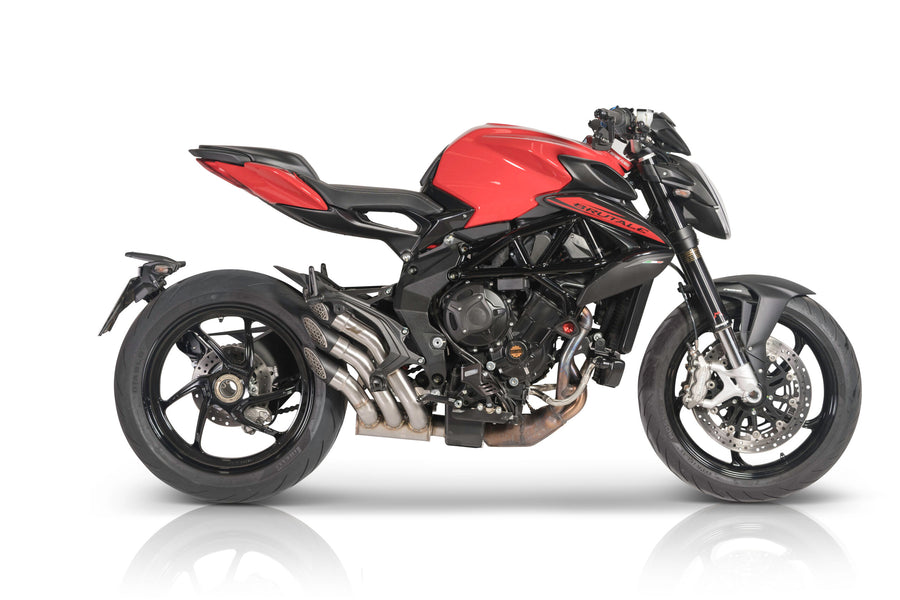 QD EXHAUST MV AGUSTA MV Agusta Brutale 800 Power-Gun Silver Version