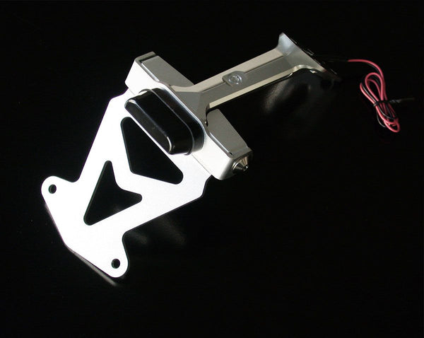 MOTO CORSE Billet CNC license plate support with led license plate light 104101155