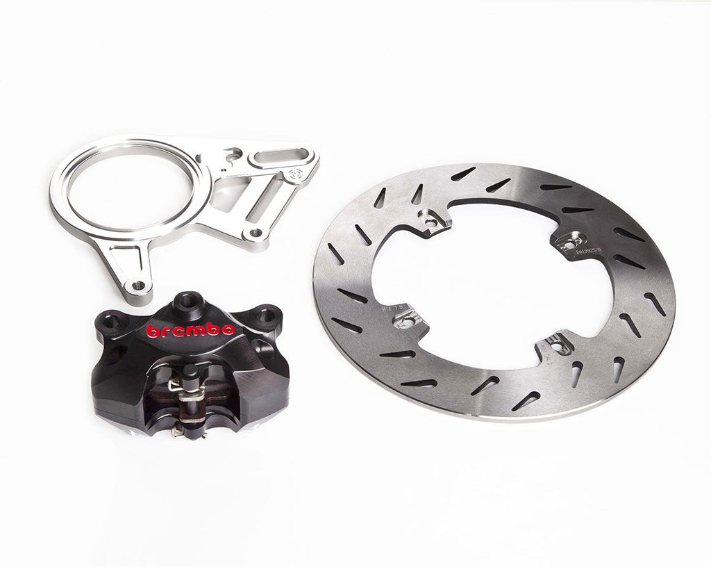 MOTO CORSE Complete rear brake disc kit with Brembo Super Sport CNC caliper 104145012