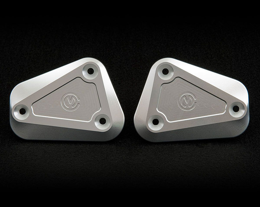 Pair oil reservoir caps for genuine clutch and brake master cylinder