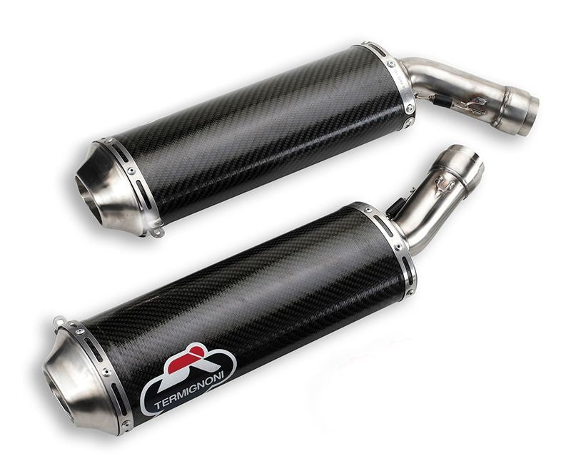 017CR - TERMIGNONI DUCATI 848-1098-1198 CARBON RACING SILENCERS