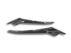 CRB67L - TRIUMPH ST GLOSSY CARBON TANK INFILLS