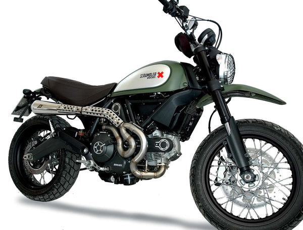 QD EXHAUST DUCAT Ducati Scrambler Full System Dark Version