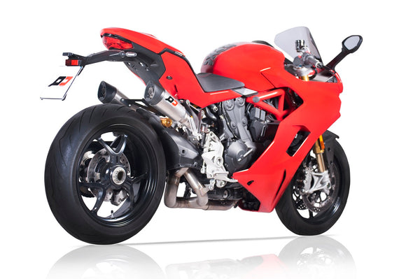 QD EXHAUST DUCAT Ducati Supersport Full System 3/4 Twin Gunshot Titanium
