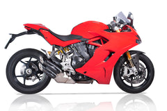 QD EXHAUST DUCAT Coppia Terminali Slip-On Monkey Slash-Carbon