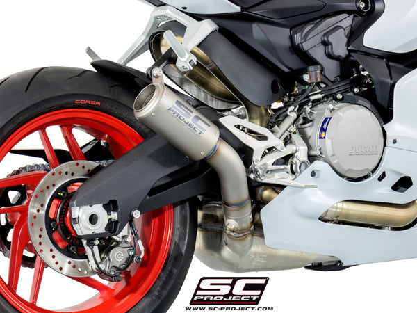 SC PROJECT DUCATI PANIGALE 959 CR-T TITANIUM MUFFLER WITH LINK PIPE / D20-T36T
