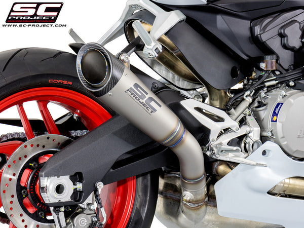SC PROJECT DUCATI PANIGALE 959 S1 TITANIUM MUFFLER WITH LINK PIPE / D20-T41T