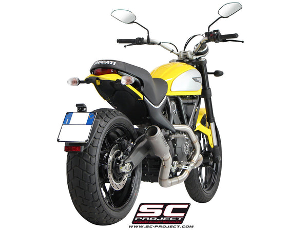 SC PROJECT DUCATI SCRAMBLER CR-T 2-1 FULL SYSTEM EXHAUST - LOW POSITION