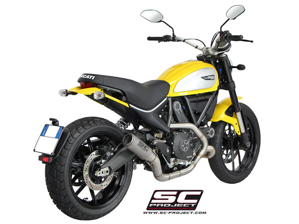 SC PROJECT DUCATI SCRAMBLER CR-T 2-1 FULL SYSTEM EXHAUST - LOW POSITION