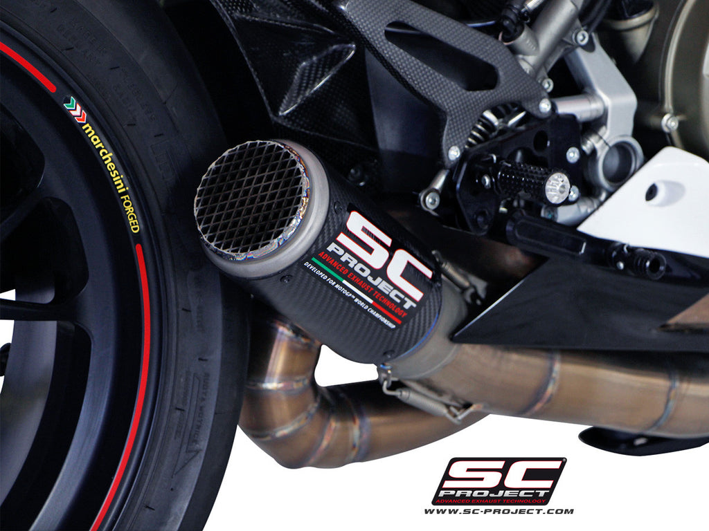 SC PROJECT DUCATI PANIGALE 1199 CR-T EXHAUST WITH LINK PIPE