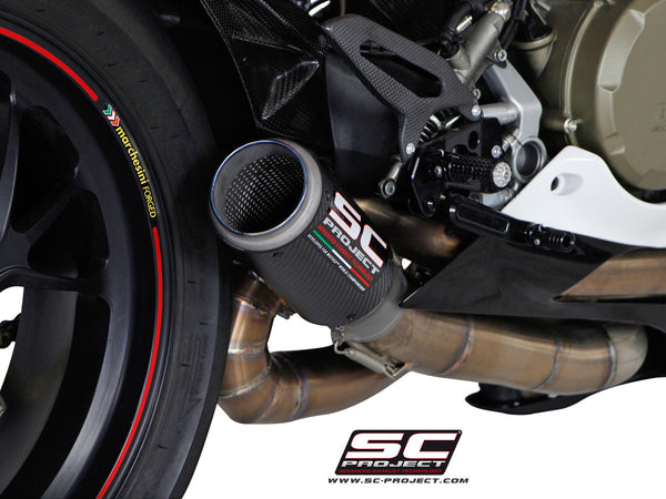 SC PROJECT DUCATI PANIGALE 1199 CR-T EXHAUST WITH LINK PIPE