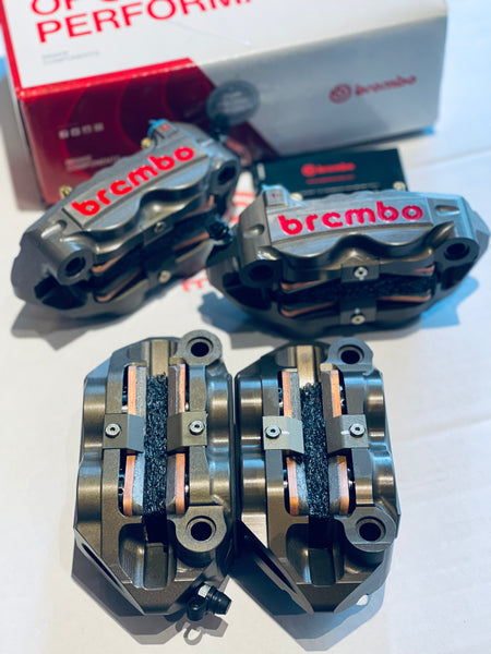 BREMBO 108mm Radial-Mount Billet Monoblock 34/34 4-Pad GP Caliper (Right&Left) - X99C461 & X99C460