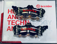 BREMBO Caliper Set, P4 30mm, GP4-ms, Billet Monobloc, 100mm Radial Mount, Front, Nickel - 220D60010