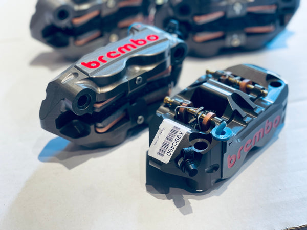 BREMBO 108mm Radial-Mount Billet Monoblock 34/34 4-Pad GP Caliper (Right&Left) - X99C461 & X99C460