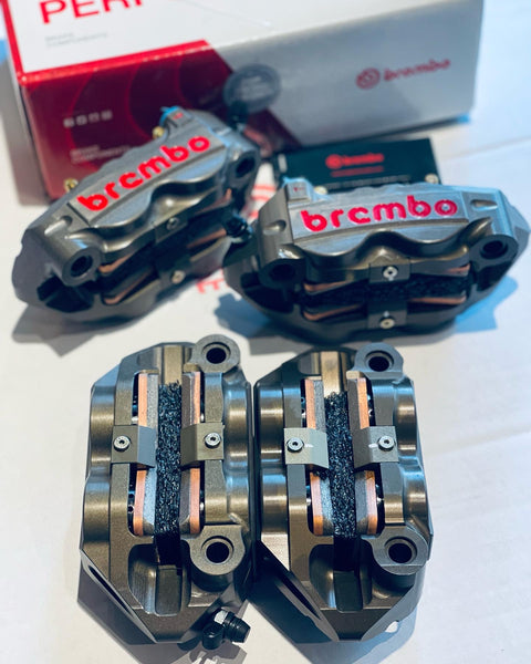BREMBO 108mm Radial-Mount Billet Monoblock 34/34 4-Pad GP Caliper (Right&Left) - X99C461 & X99C460