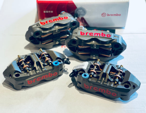 BREMBO 108mm Radial-Mount Billet Monoblock 34/34 4-Pad GP Caliper (Right&Left) - X99C461 & X99C460
