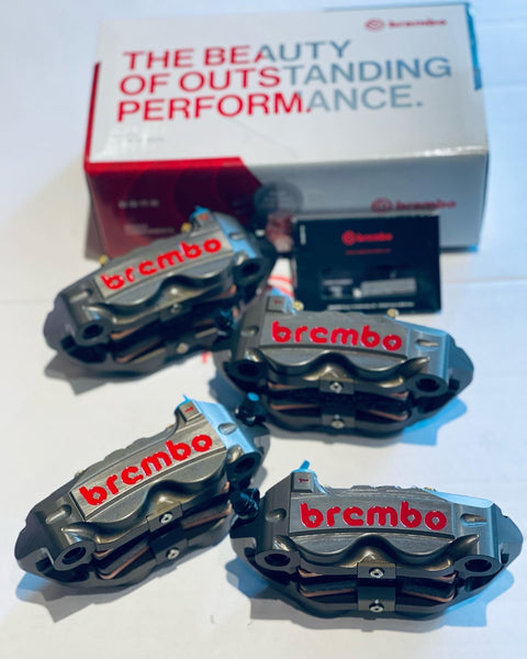 BREMBO 108mm Radial-Mount Billet Monoblock 34/34 4-Pad GP Caliper (Right&Left) - X99C461 & X99C460