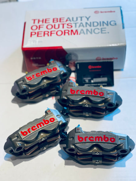 BREMBO 108mm Radial-Mount Billet Monoblock 34/34 4-Pad GP Caliper (Right&Left) - X99C461 & X99C460