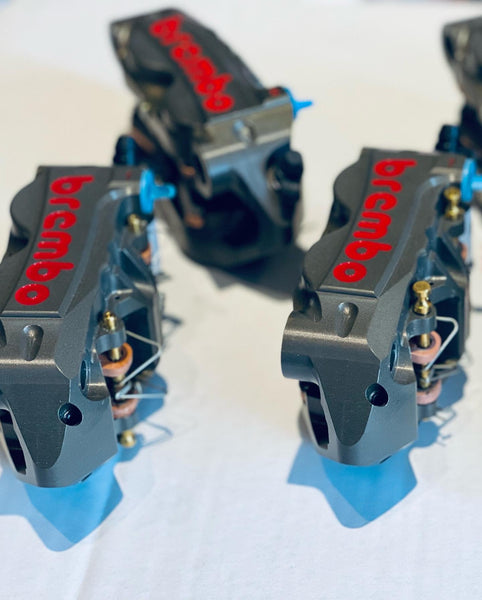BREMBO 108mm Radial-Mount Billet Monoblock 34/34 4-Pad GP Caliper (Right&Left) - X99C461 & X99C460