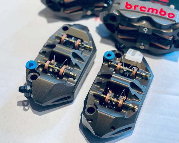 BREMBO 108mm Radial-Mount Billet Monoblock 34/34 4-Pad GP Caliper (Right&Left) - X99C461 & X99C460