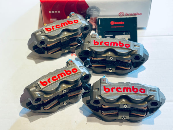BREMBO 108mm Radial-Mount Billet Monoblock 34/34 4-Pad GP Caliper (Right&Left) - X99C461 & X99C460