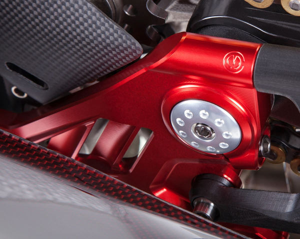 MOTO CORSE Ducati Kit piastre telaio laterali ricavate in alluminio dal pieno Panigale V4