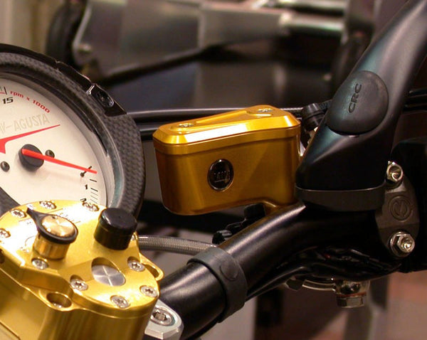 Machined from solid Brake and Clutch oil reservoirs kit for Brembo RCS racing pumps Colore