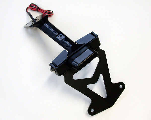 MOTO CORSE License plate support kit with license plate light and Syencro blinkers pair 104101164