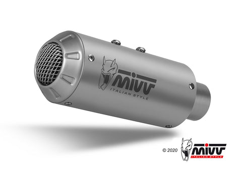 MIVV KTM 790 DUKE 2018 > 2020 MK3 STAINLESS STEEL Exhausts KT.020.SM3X