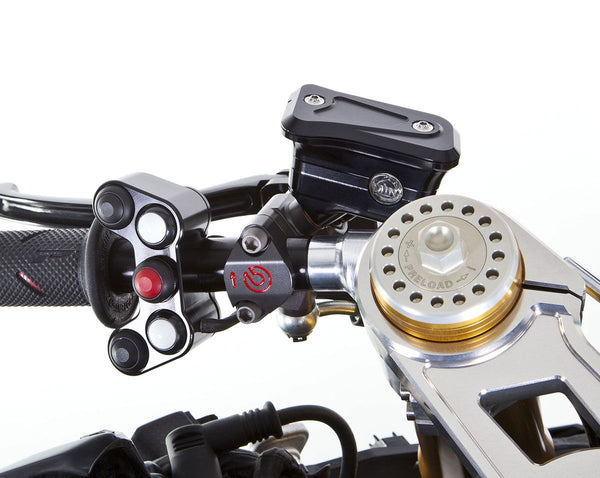 MOTO CORSE Machined from solid Brake and Clutch oil reservoirs kit for Brembo radial racing pumps 107147080